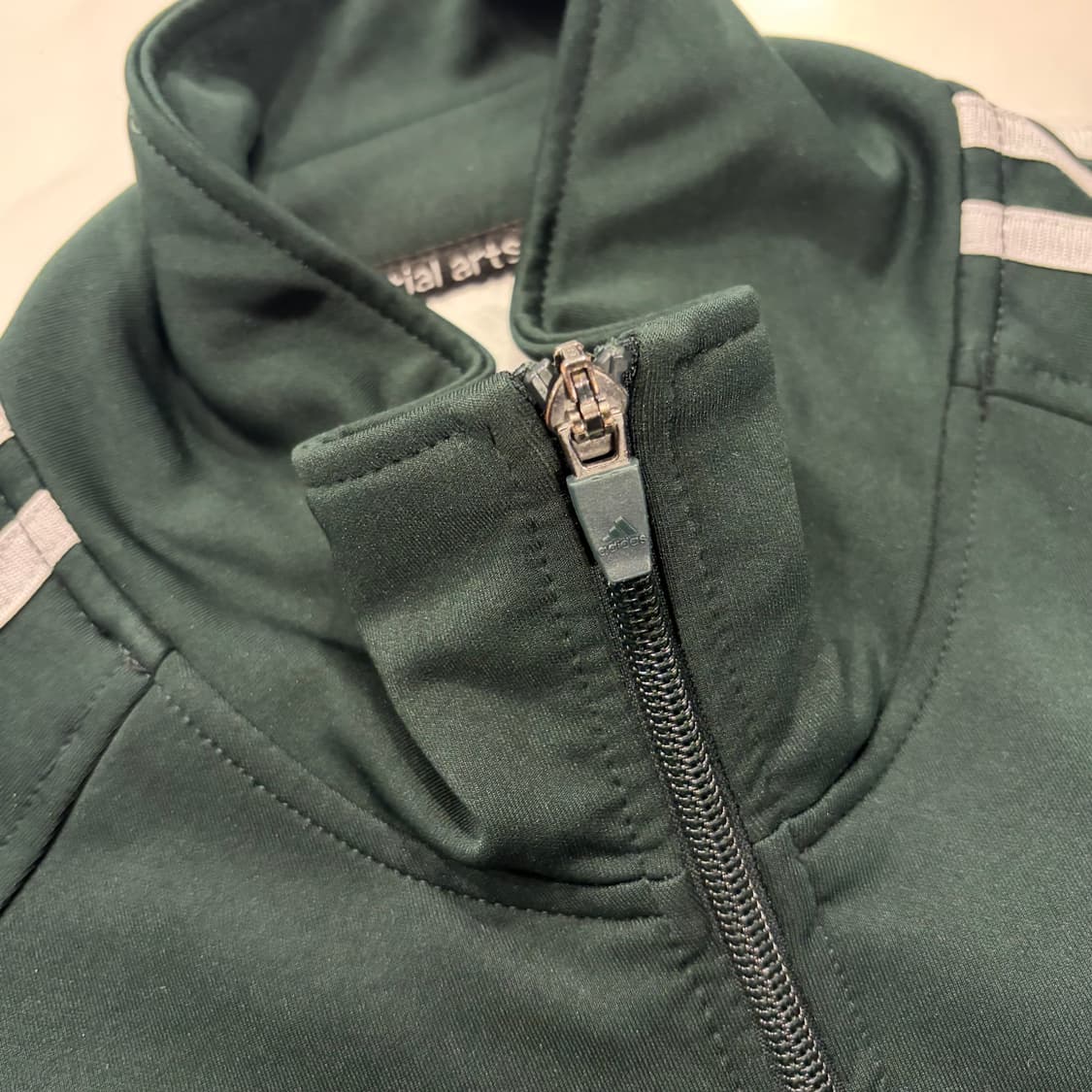 [M] 아디다스 삼선 트랙탑 져지 집업 그린 D96 상품이미지4