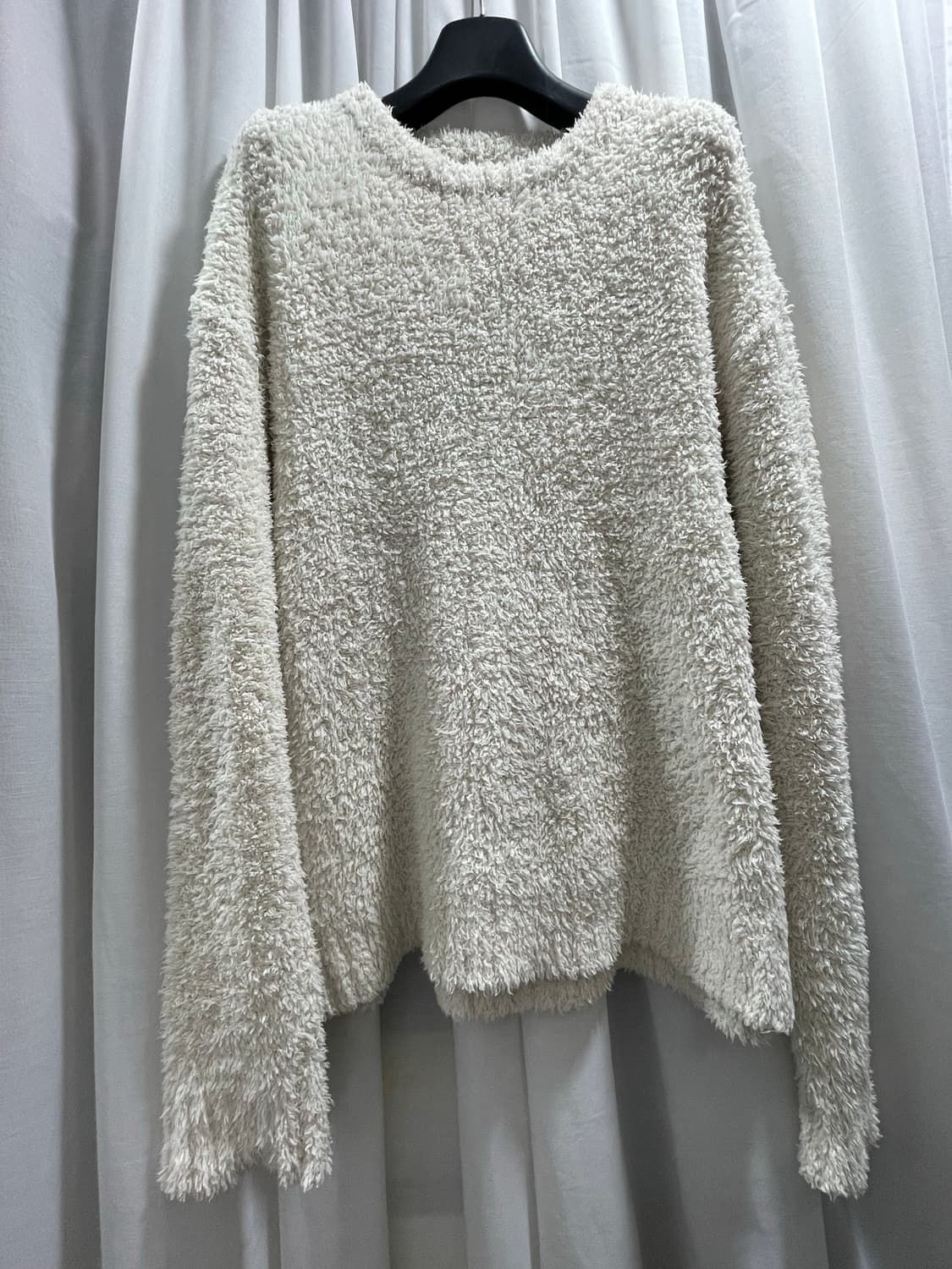 GU/ 보아 플리스 롱슬리브 아이보리/ L 상품이미지1