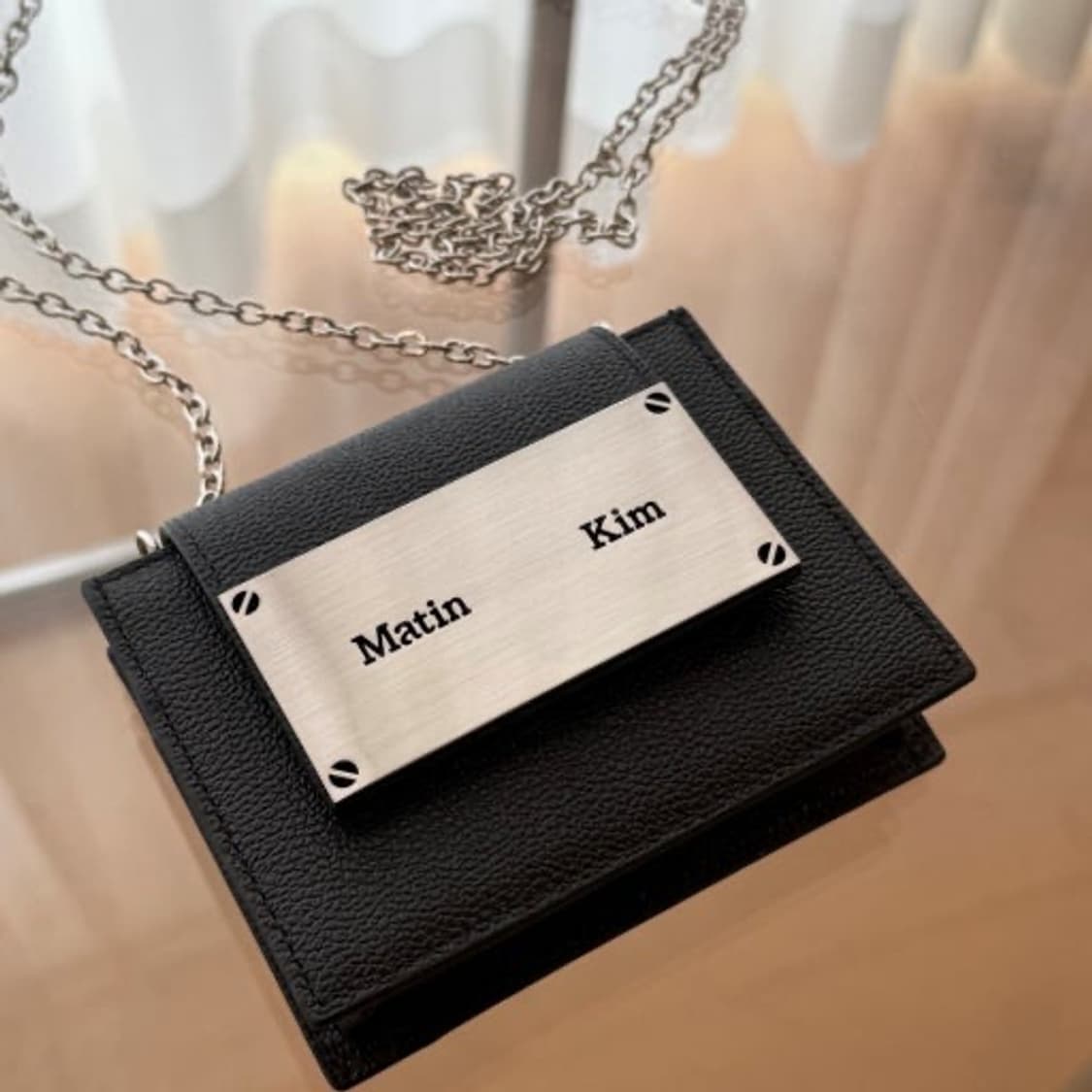 마뗑킴 아코디언 블랙 카드지갑  상품이미지1