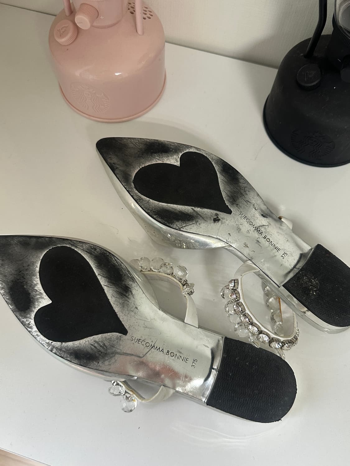 매장가 30만+] 슈콤마보니 보석 뮬 (40-45사이즈/6회 착용) 상품이미지2