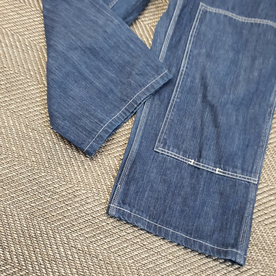 칼하트 멜빵 데님 바지 남자34 상품이미지5