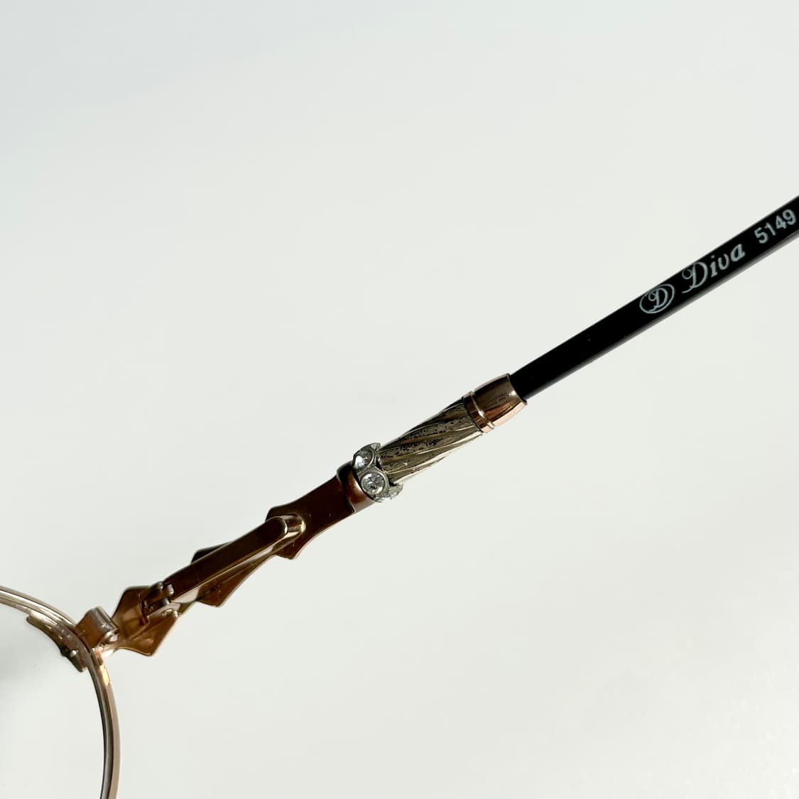 DIVAxSwarovski 이태리의 하우스브랜드 디바 사의 빈티지 안경 상품이미지5