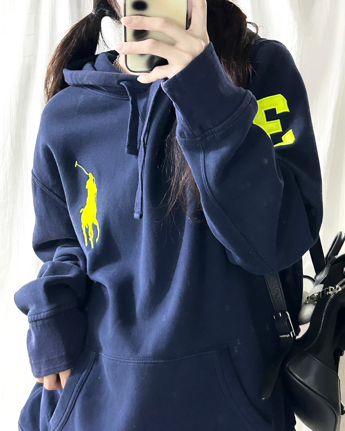 폴로 빅포니 네이비 후드 상품이미지1