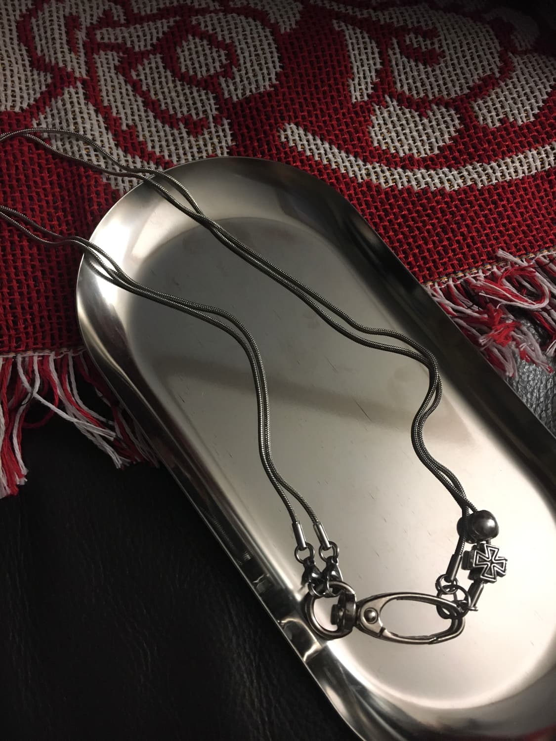 Sliver cross necklace 상품이미지2