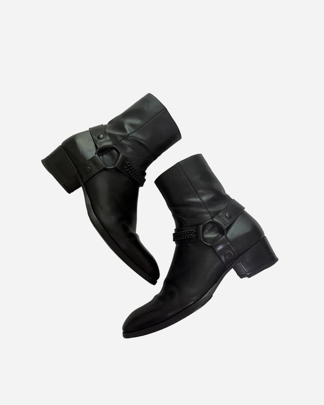 생로랑 FW16 와이어트 블랙 체인 하네스 부츠 39.5 상품이미지1