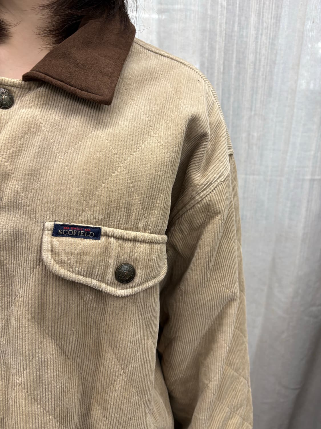 SCOFIELD 코듀로이 퀼팅 워크 자켓 상품이미지3