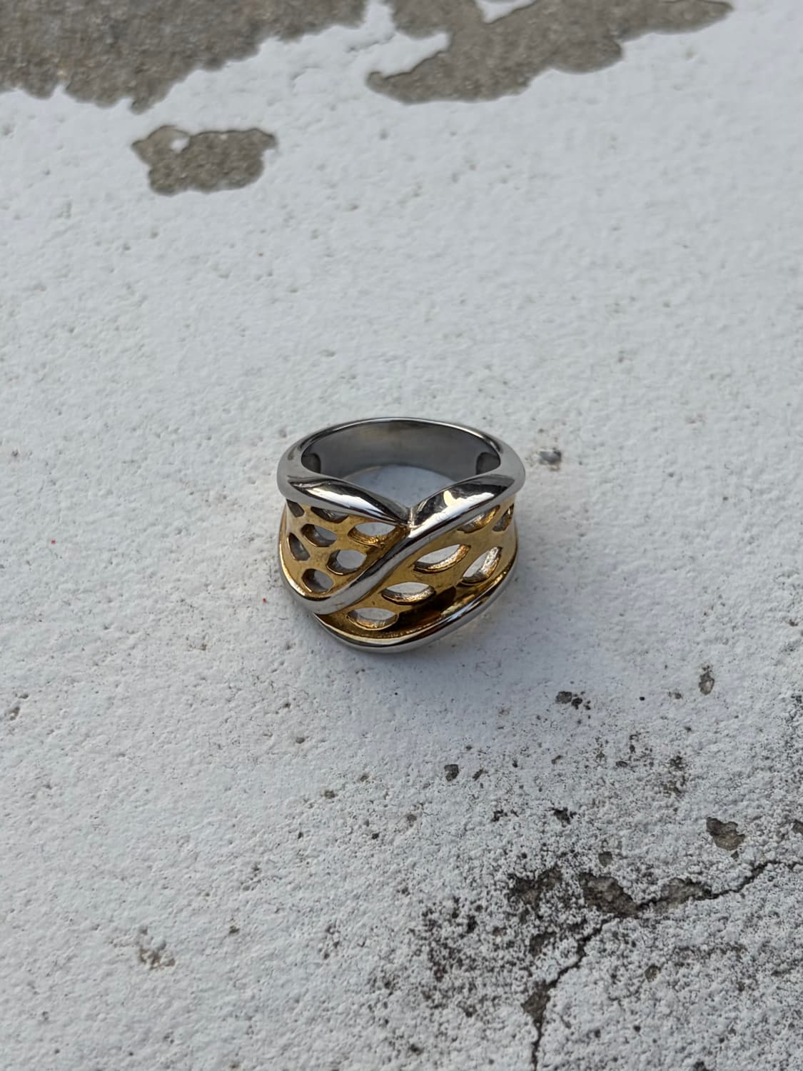 gold wave ring 상품이미지1