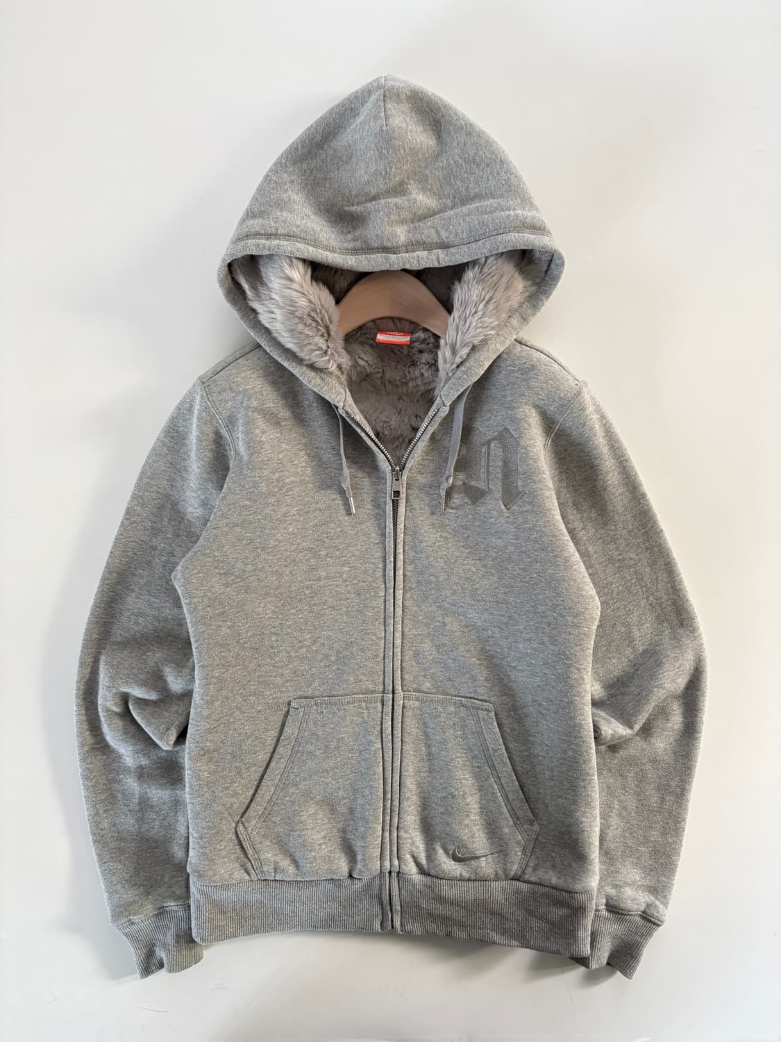 Nike 나이키 퍼안감 그레이컬러 후드집업 상품이미지2