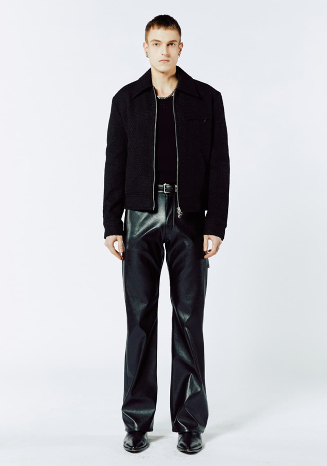 세비지 savage 트위드 워크 자켓 L 상품이미지3