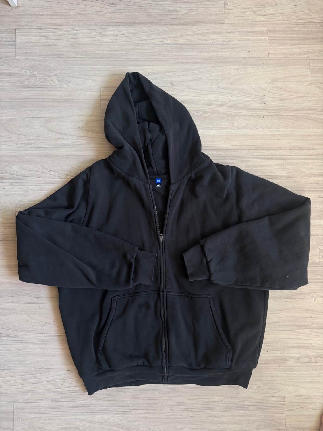 이지 갭 후드집업 블랙 xl 상품이미지1