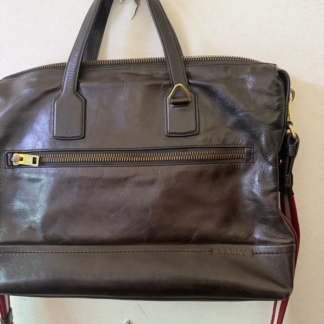 발리 다크브라운 브리프케이스 토트&크로스백 상품이미지3