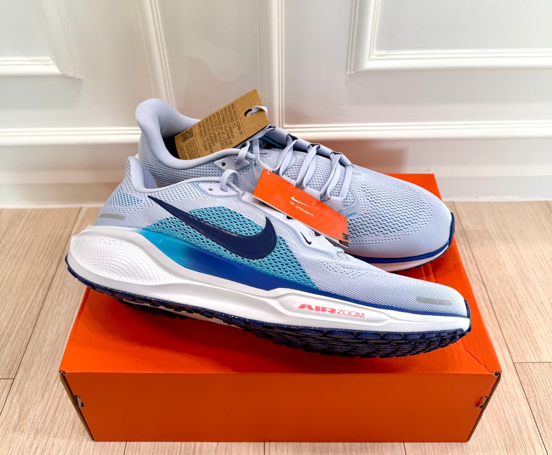 (290)(새상품)나이키 런닝화 에어줌 페가수스 41 블루 보이드 상품이미지2