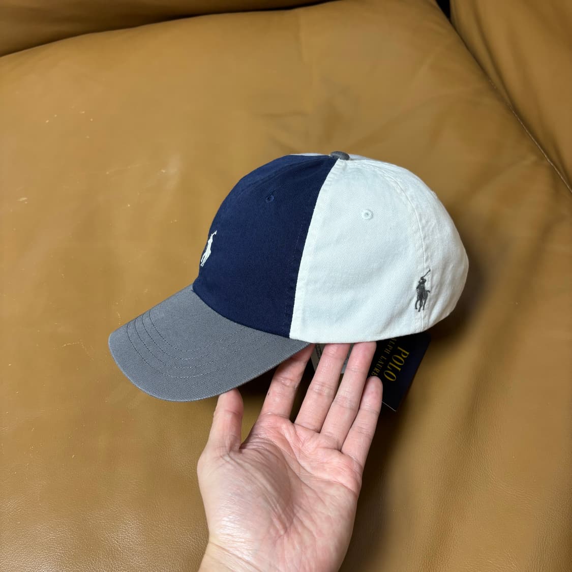 폴로 빔즈 볼캡 모자 6패널 트리플 포니 상품이미지4