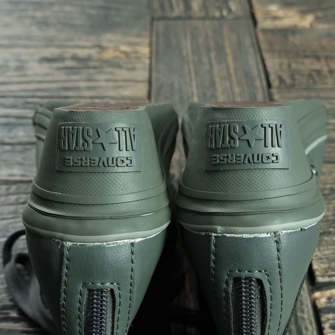 [컨버스] 레더 스터드 웨지힐 하이탑 스니커즈 카키 M19488 상품이미지6