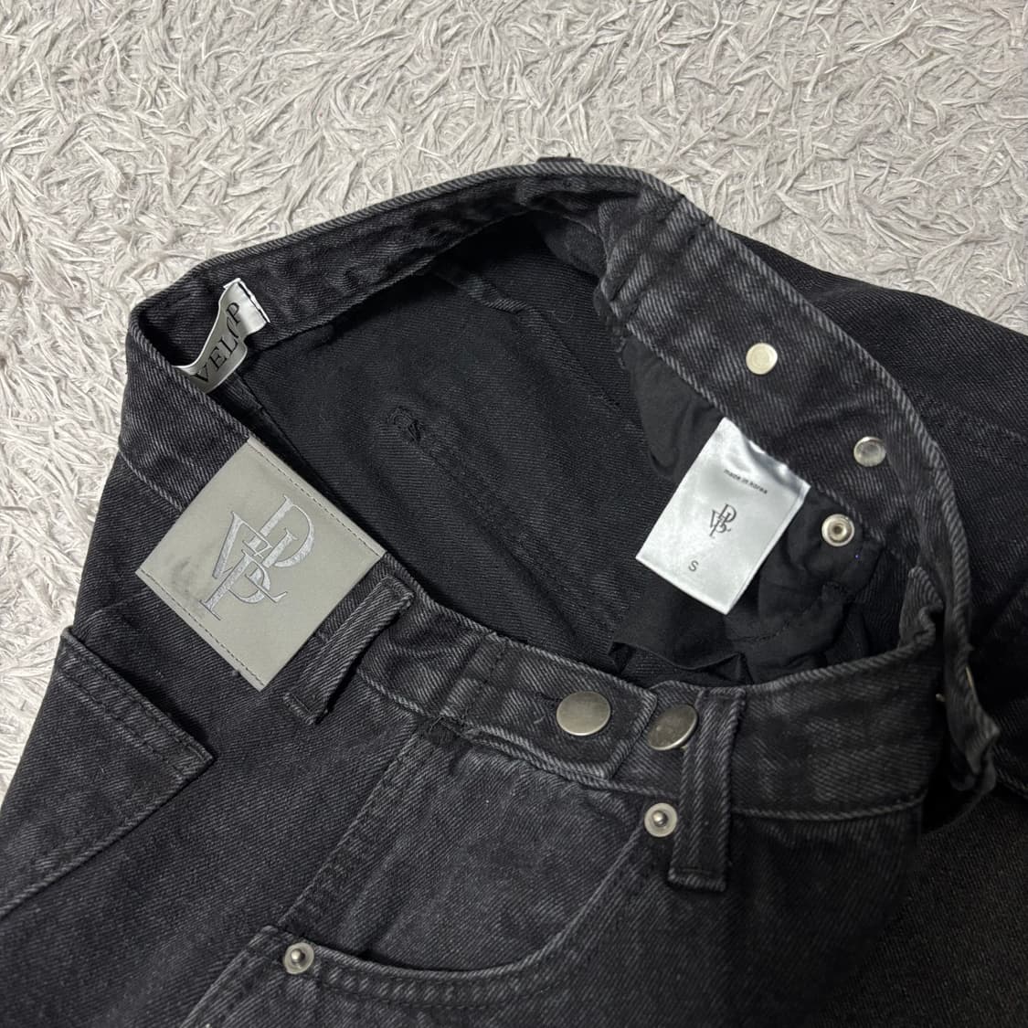 디벨롭 흑청 카고 버뮤다 팬츠 상품이미지4