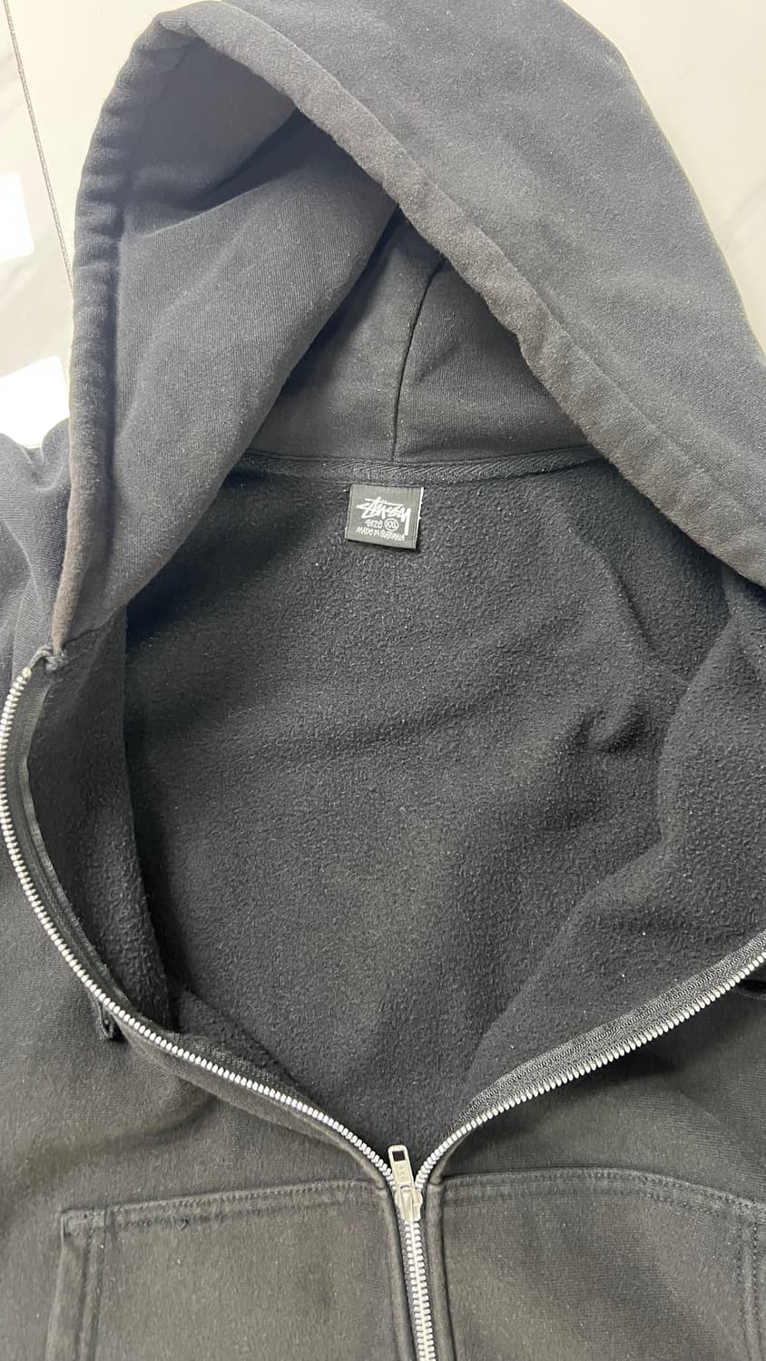 스투시 베이직 후드집업 상품이미지3