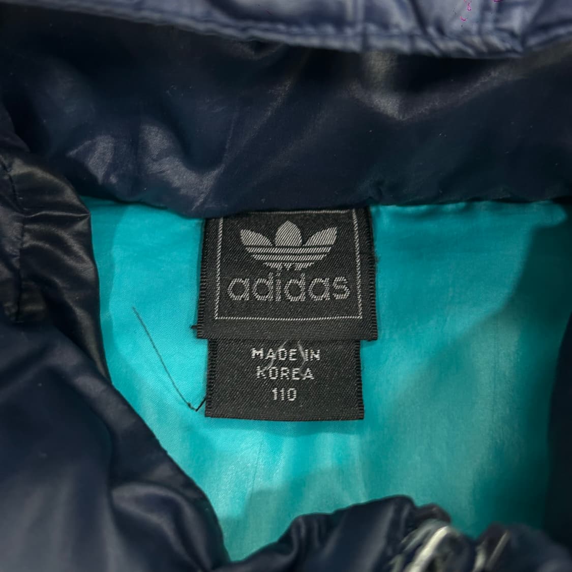 Adidas 아디다스 00‘s 구스다운 유광 네이비 파이어버드 패딩 상품이미지6