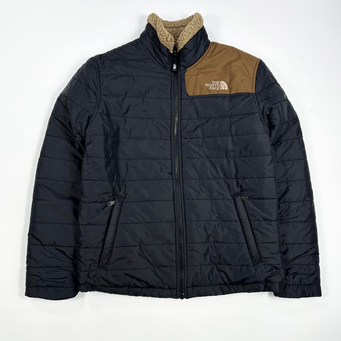 노스페이스 여성 리버시블 퀼팅 양털 후리스 여성XS 상품이미지1