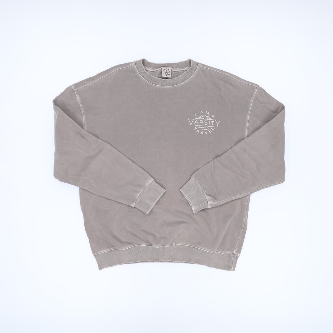 [L] 트래블 피그먼트 맨투맨 스웻셔츠 0115J 상품이미지1