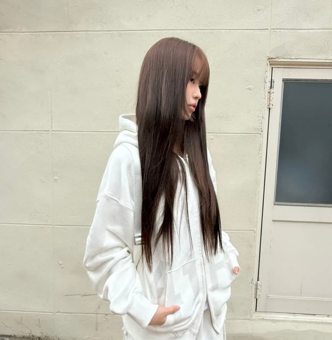 41PRAY 사일프레이 후드집업 후디 화이트 아이보리 논기모 상품이미지6