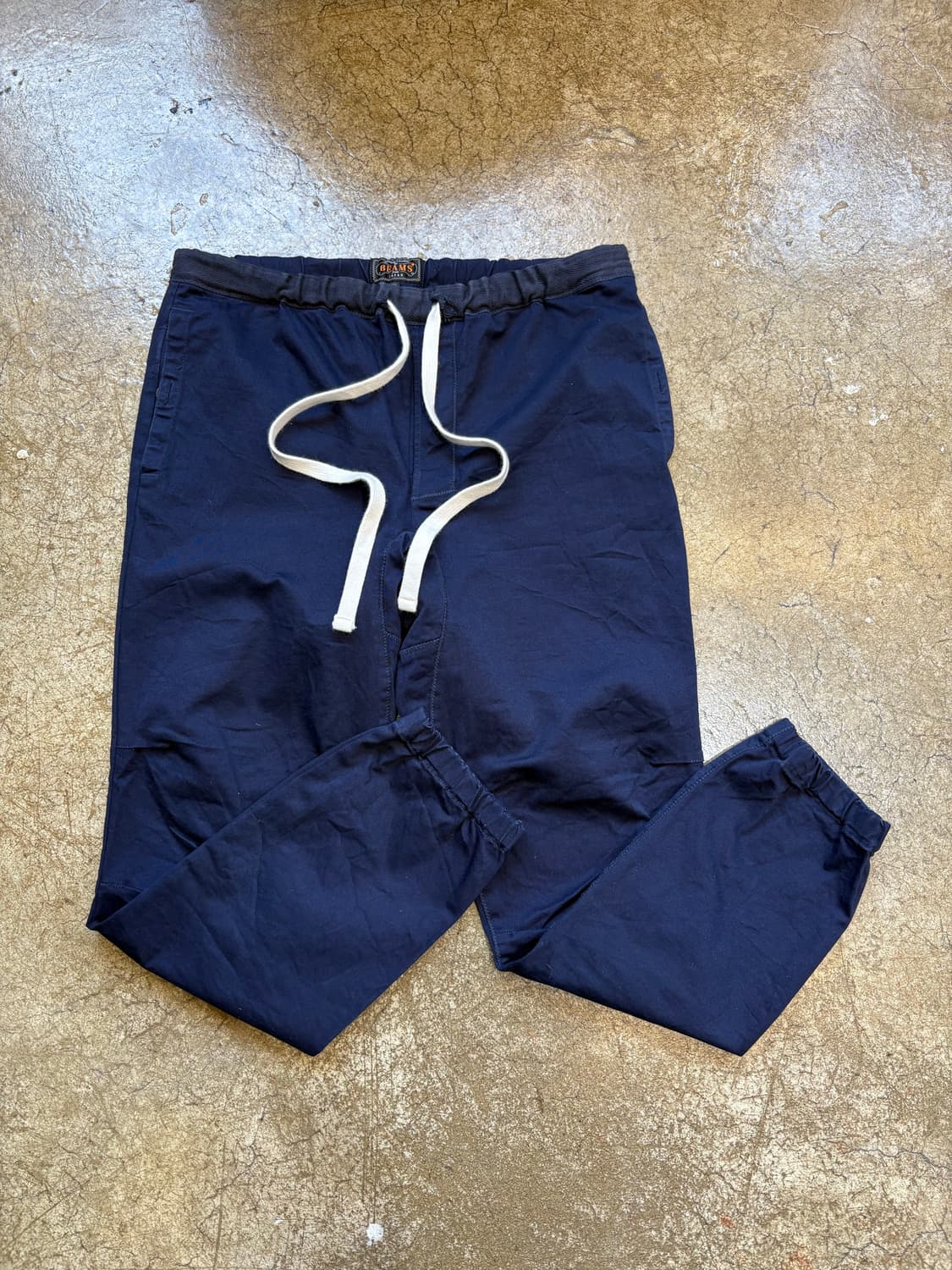 빔즈 플러스 네이비 코튼 조거 팬츠 상품이미지1