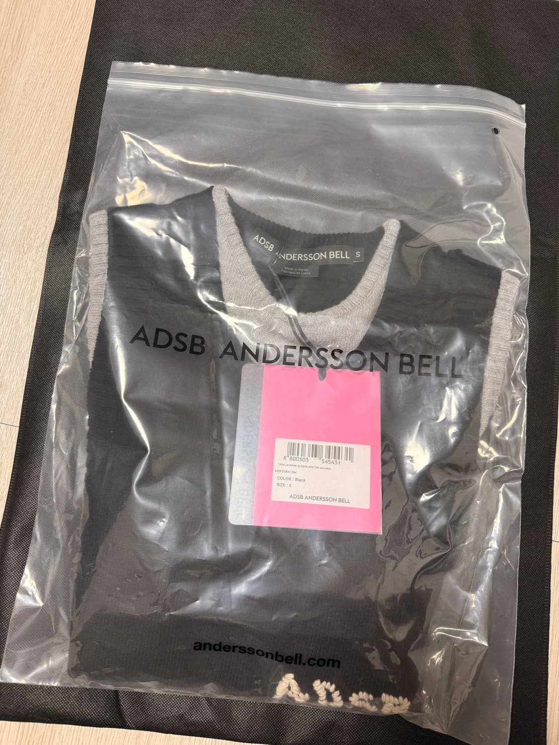 앤더슨벨 TRES LAYERED SLEEVELESS TOP 베스트 S 상품이미지1