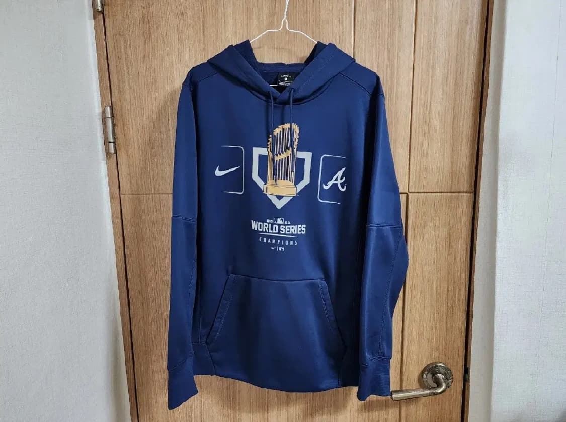 (S)나이키 MLB 애틀란타 월드시리즈 후드티 상품이미지1