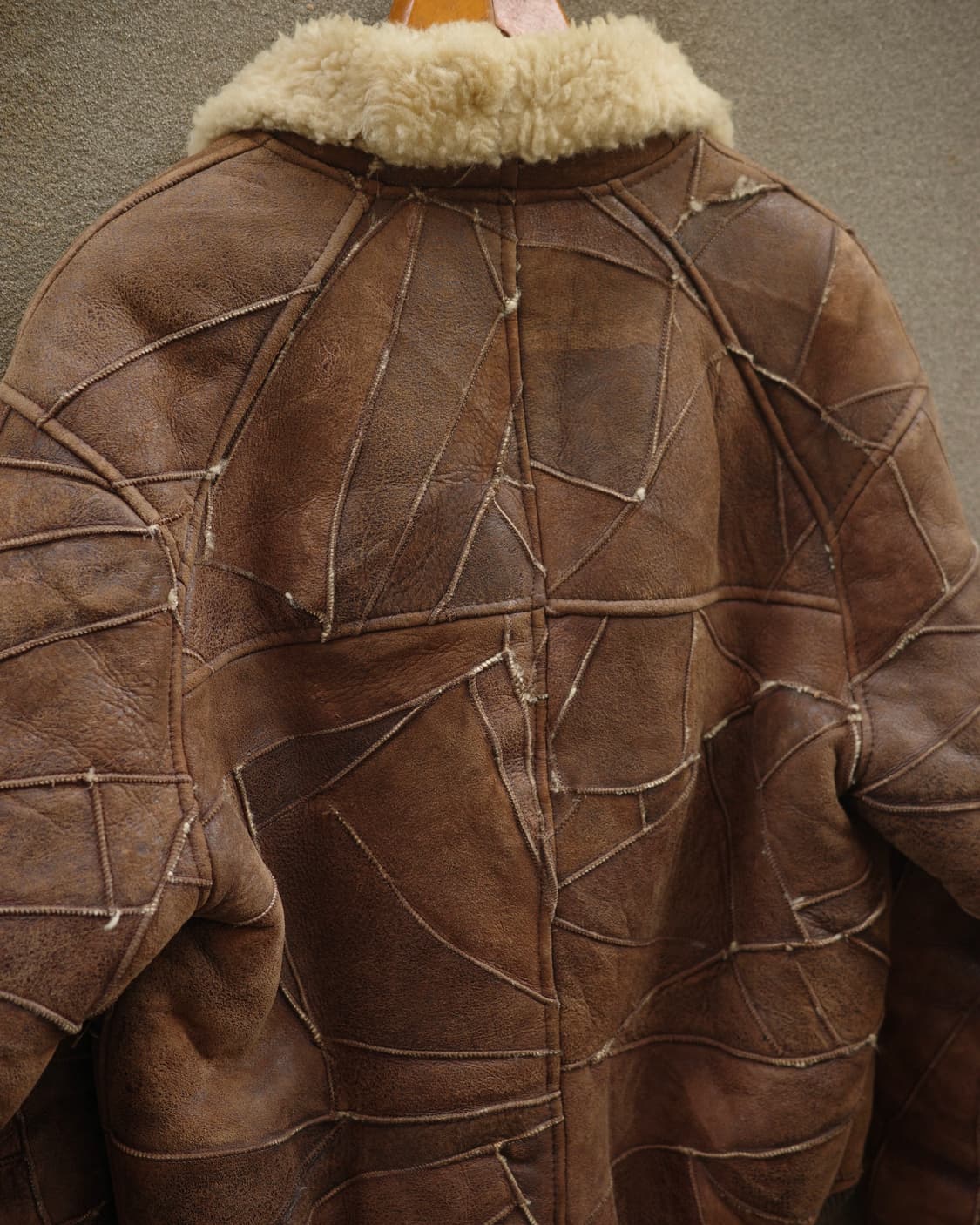 빈티지 패치워크 b-6 시어링 무통 자켓 상품이미지6