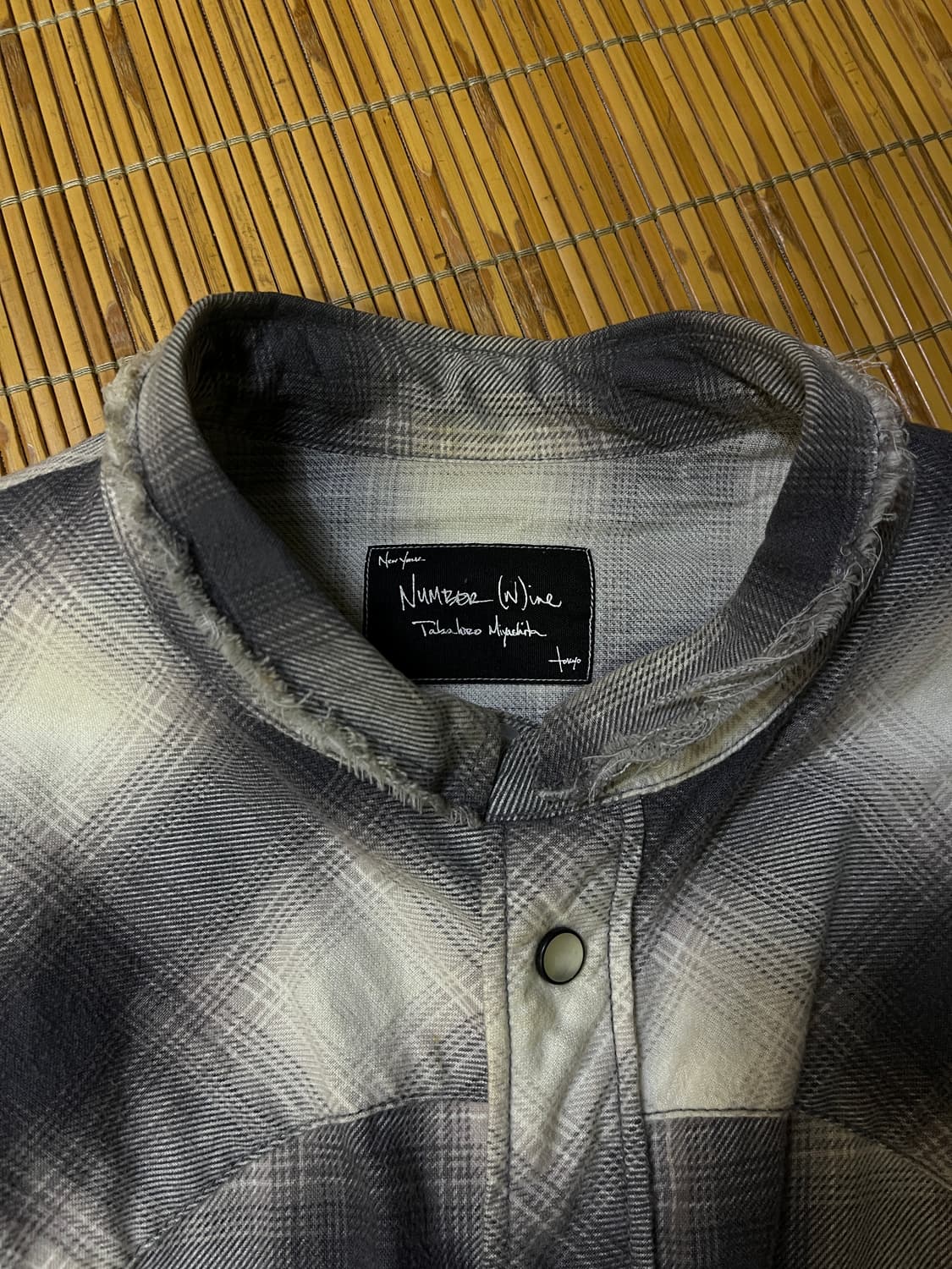 Number (N)ine check shirts (4) 상품이미지2