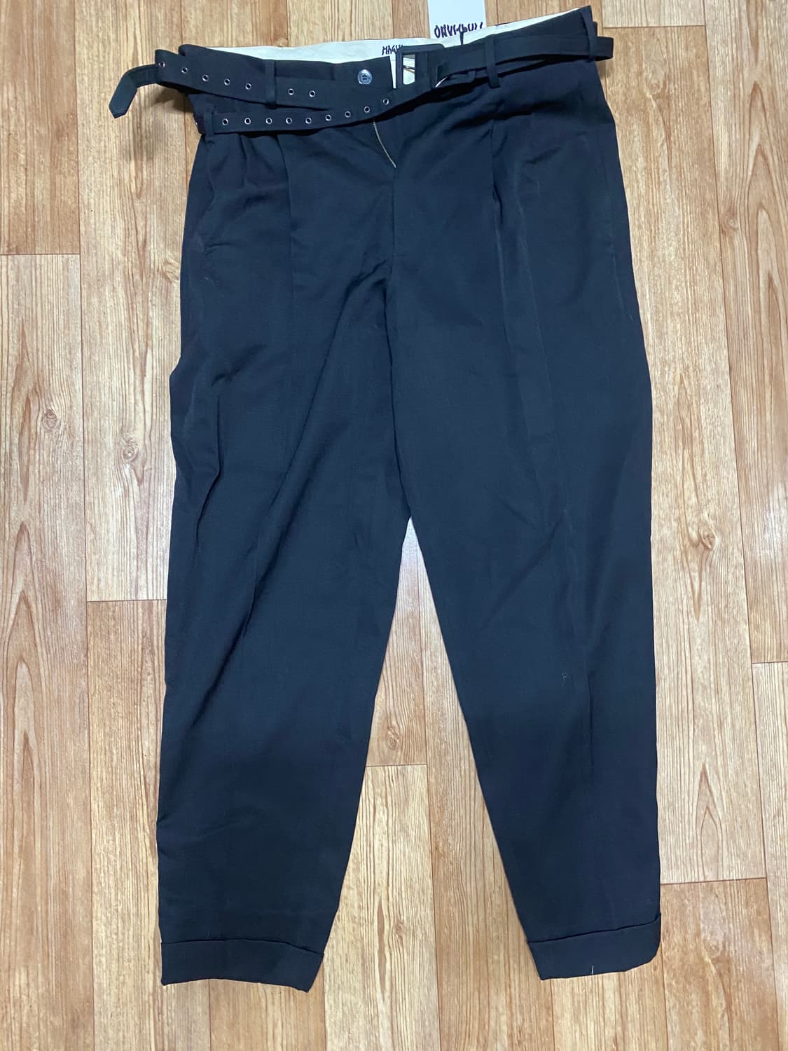 마리아노 더블벨트 슬렉스 새상품 L 상품이미지3