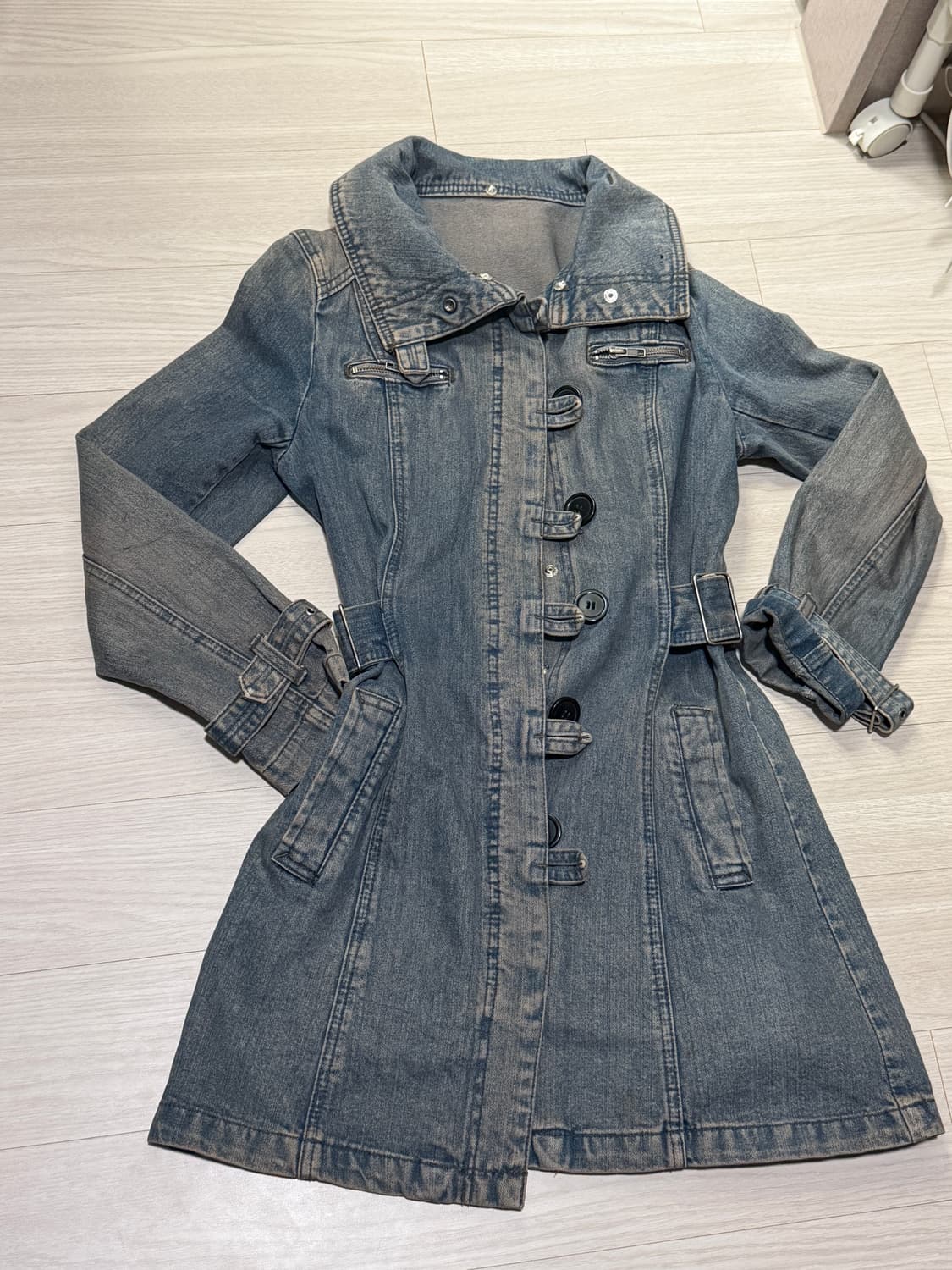 빈티지 y2k 갸루 데님 원피스 원피스 상품이미지1