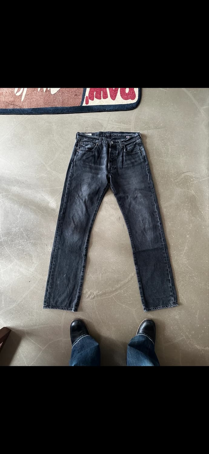 Levis 리바이스 501 스트레이트 흑청 w32 상품이미지2