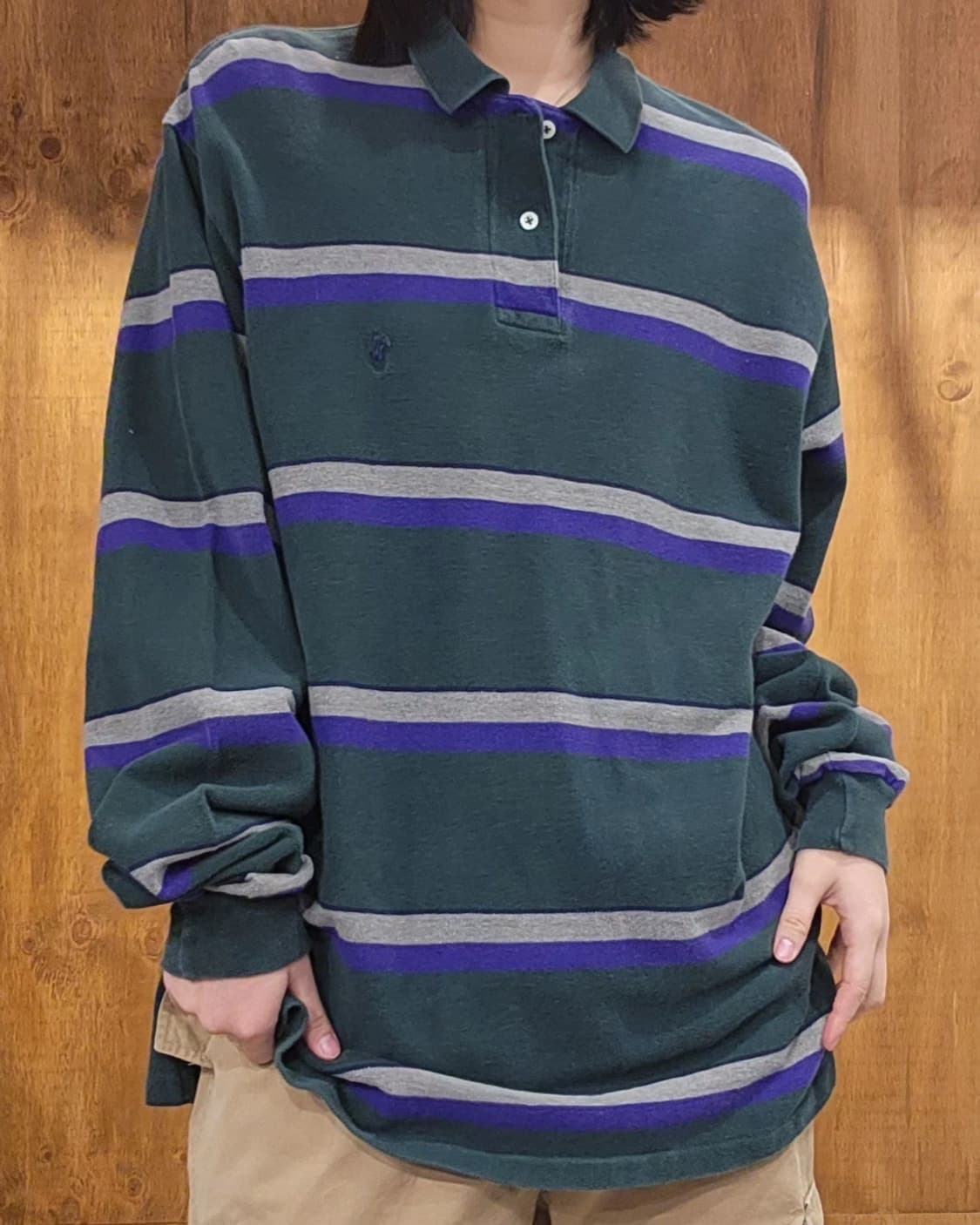 Polo Cotton Stripe Pique 상품이미지1
