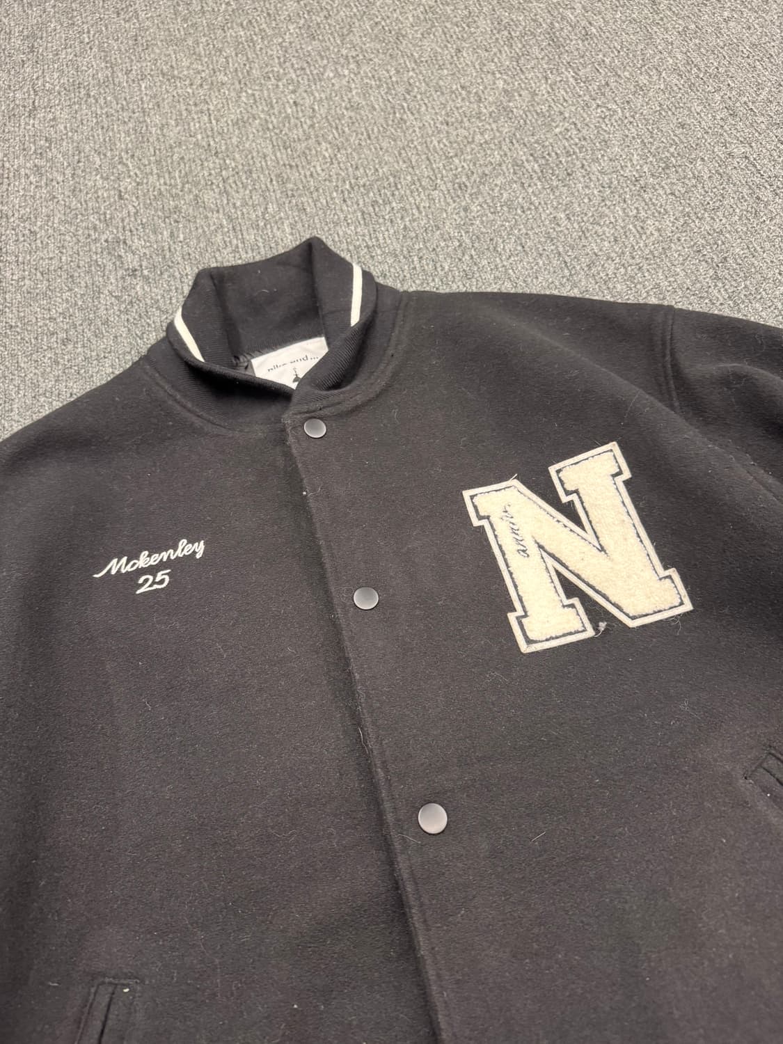 Niko and 빈티지 울 바시티자켓 상품이미지2