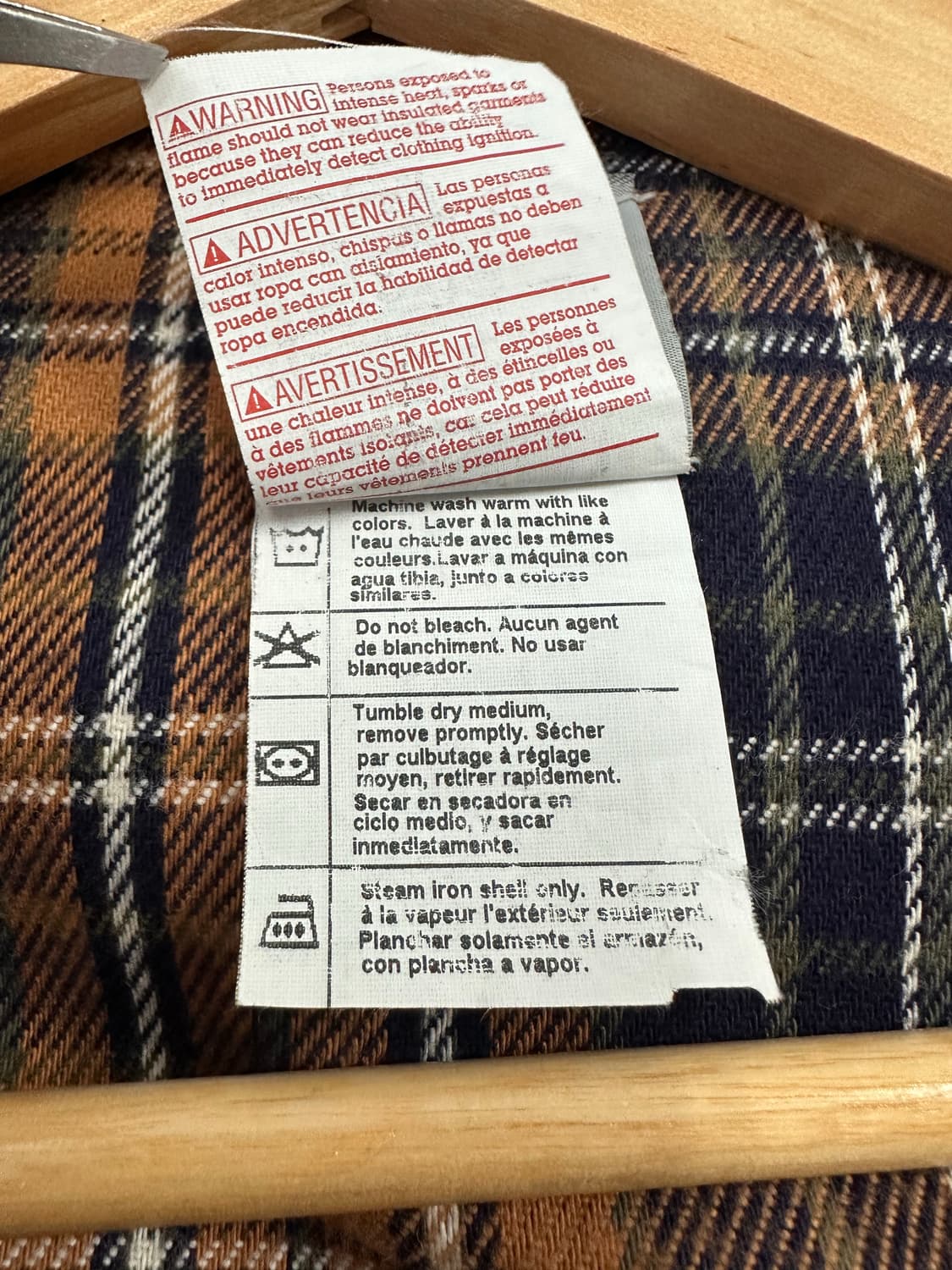 (M)칼하트 USA 안감 체크 액티브 덕 자켓 J133 BRN 상품이미지6