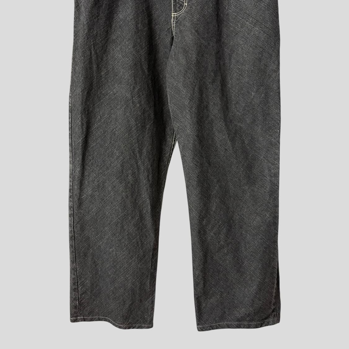 (36)칼카니 블랙 데님 팬츠 상품이미지5