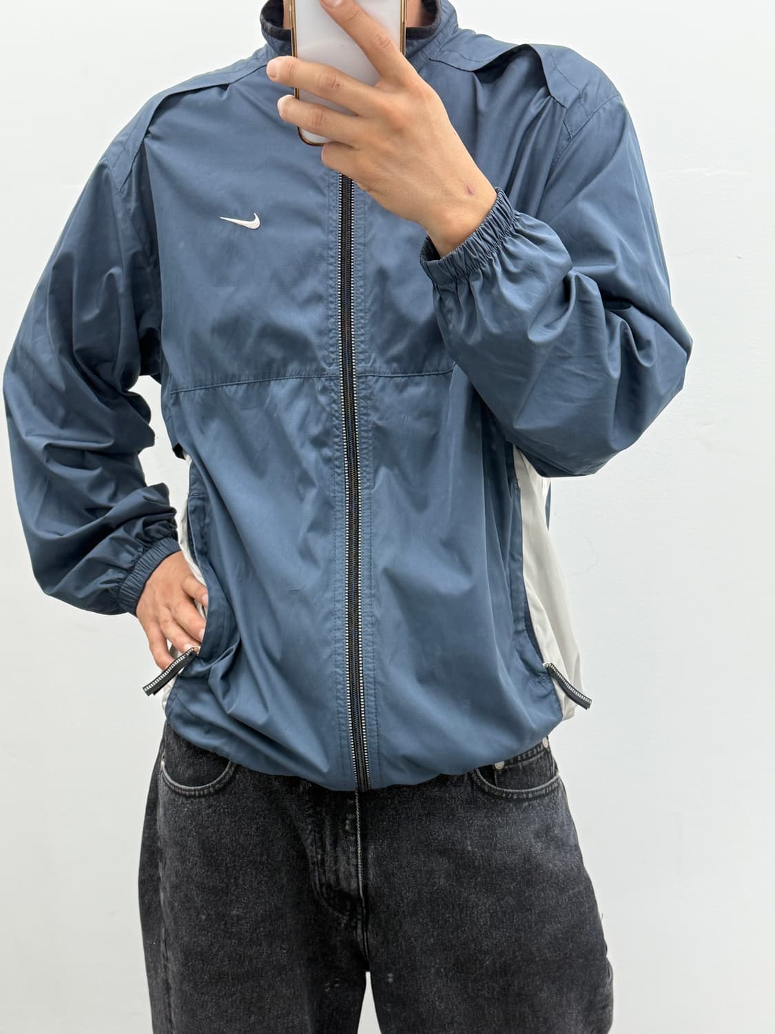 빈티지 나이키 블루 바람막이 (희귀) 상품이미지3