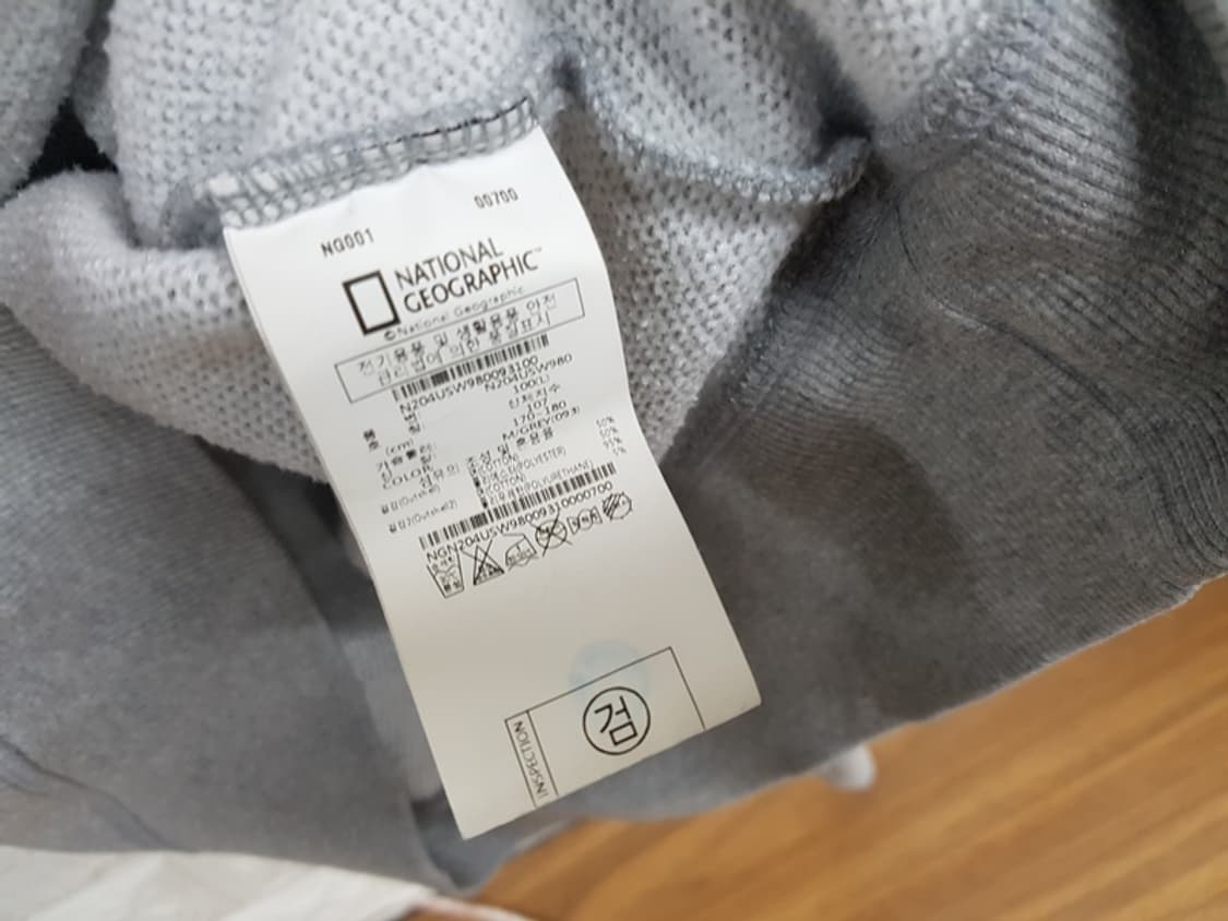 내셔널지오그래픽 맨투맨 티 남성100 L  상품이미지5
