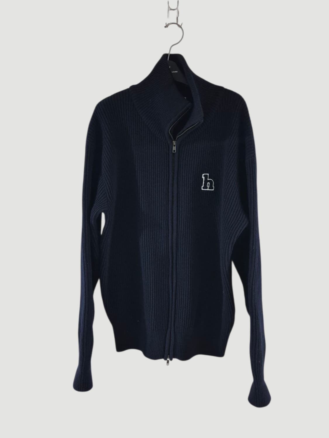 [95~100]히스 헤지스 울 니트스웨터 집업 상품이미지1