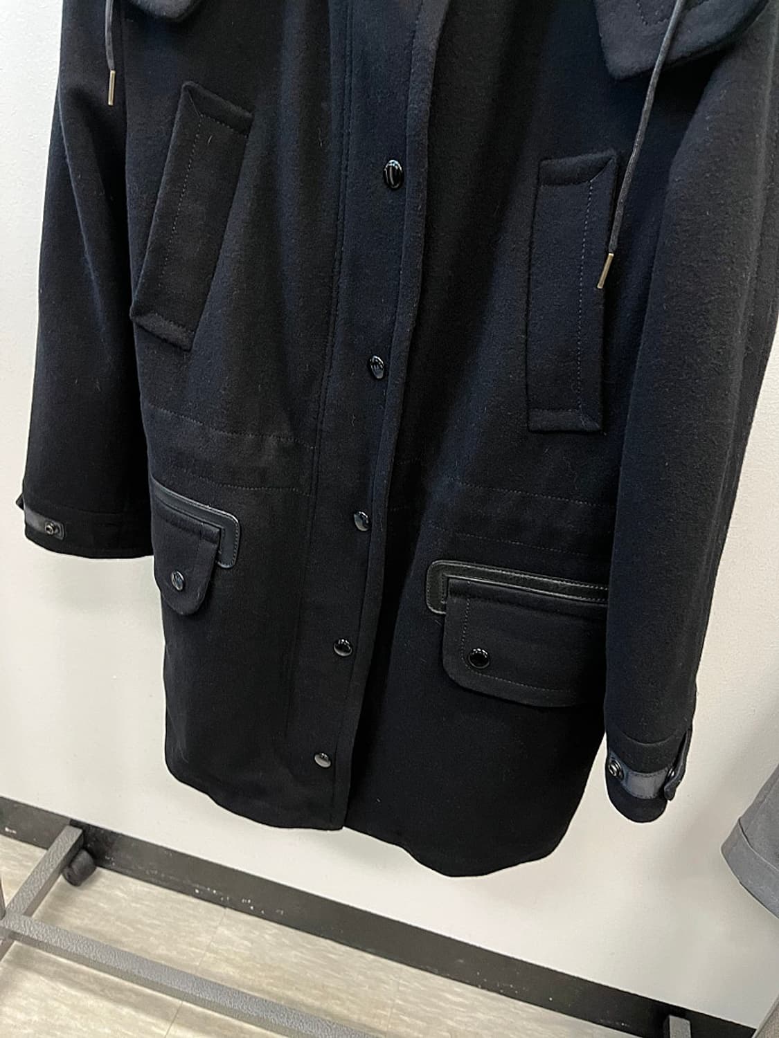 여) 코치 시어링 후드 울코트  상품이미지2