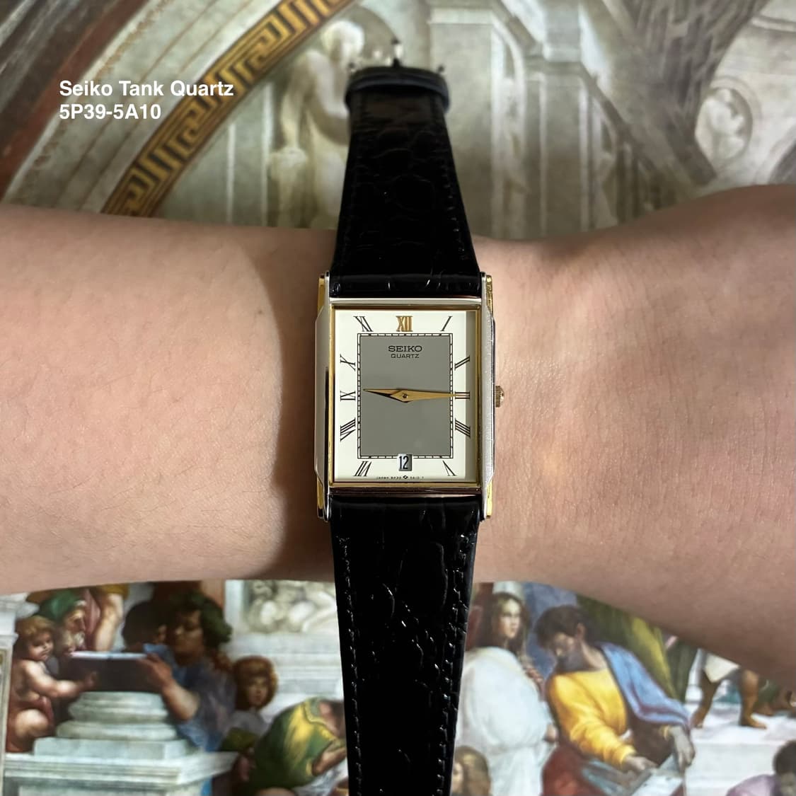 1986s Seiko Roman Tank Quartz 상품이미지7