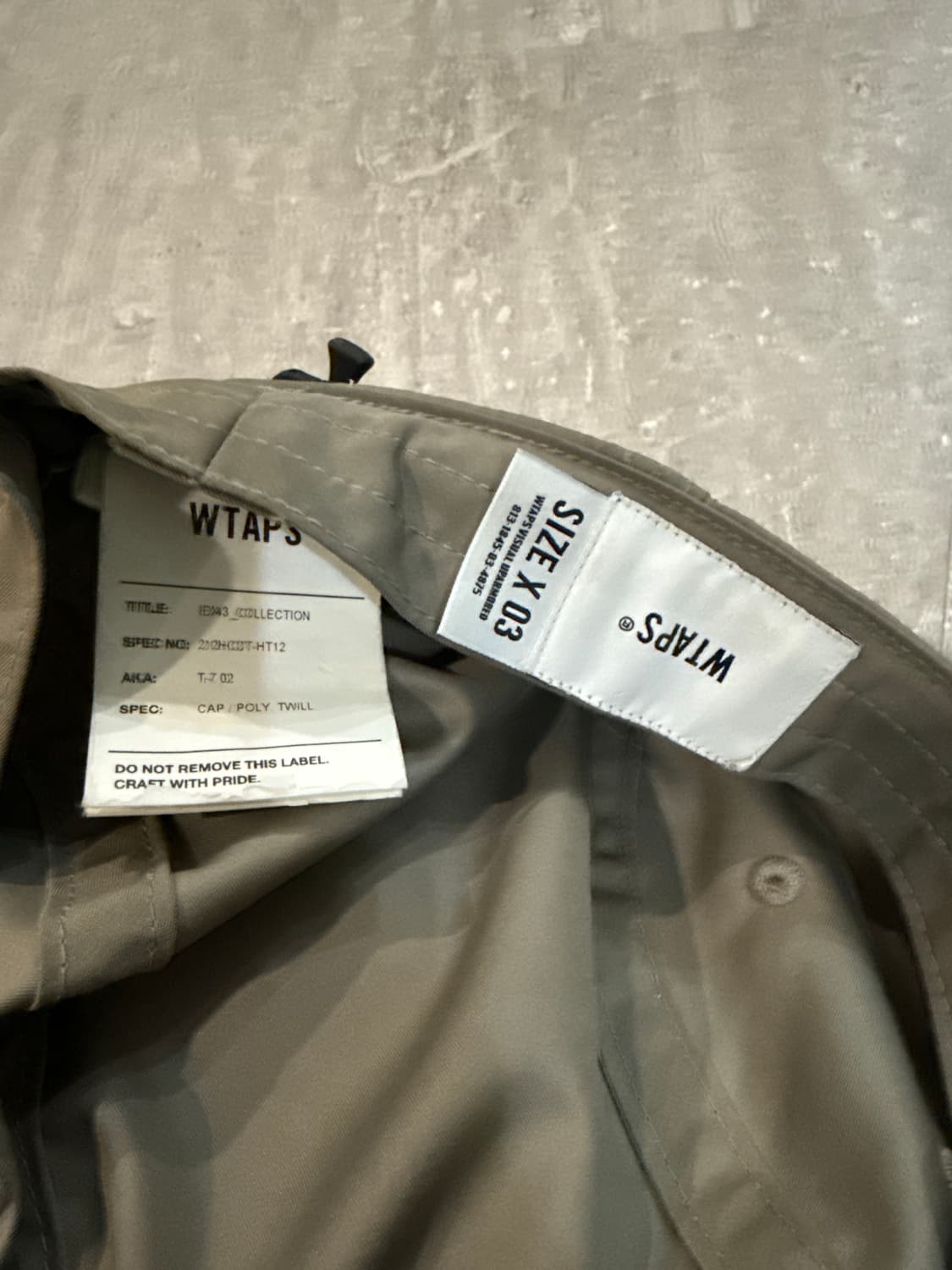 더블탭스 wtaps t-7 캡 상품이미지4