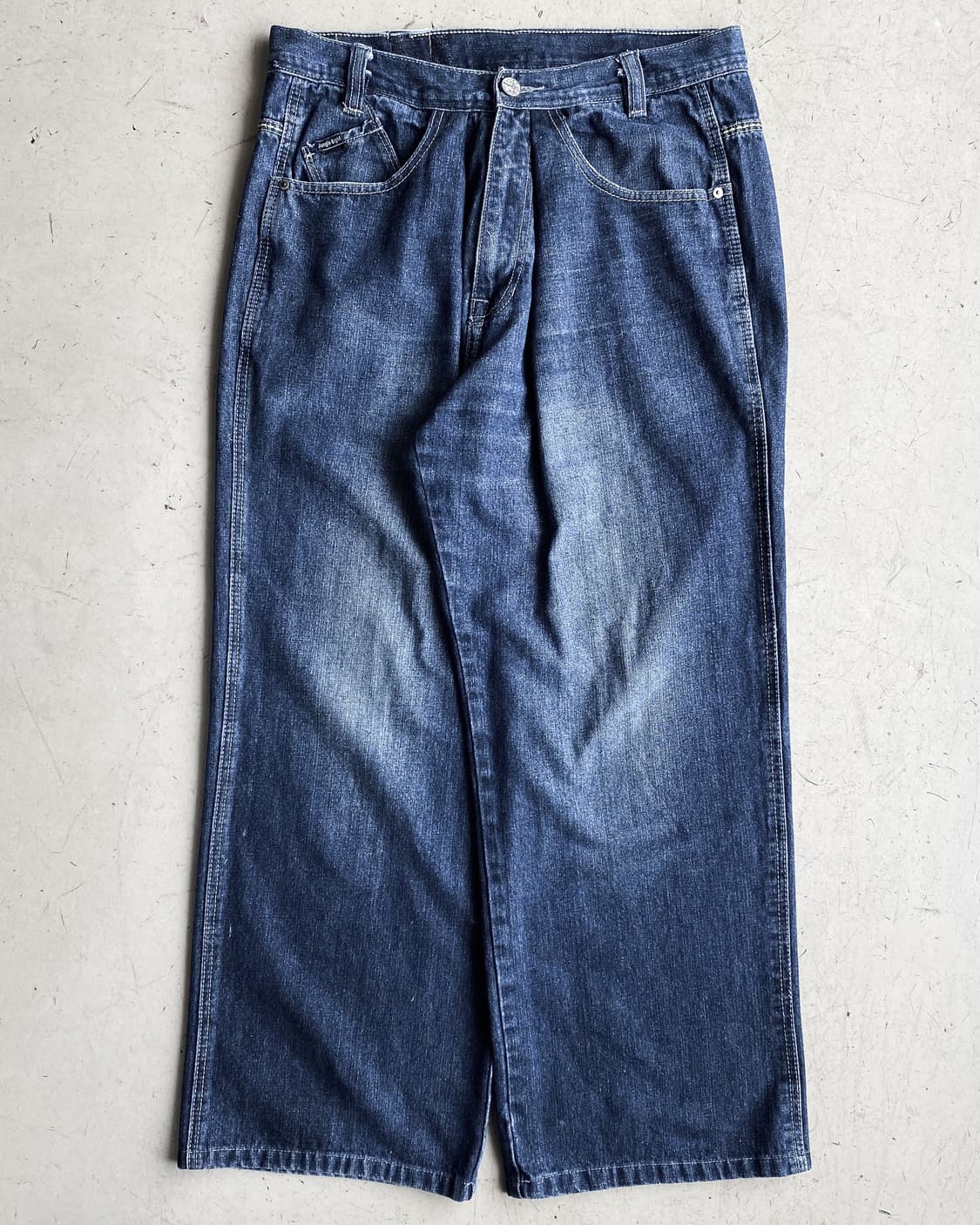 Jungle8ight 크로스엠브로이드 와이드 데님 팬츠 상품이미지3