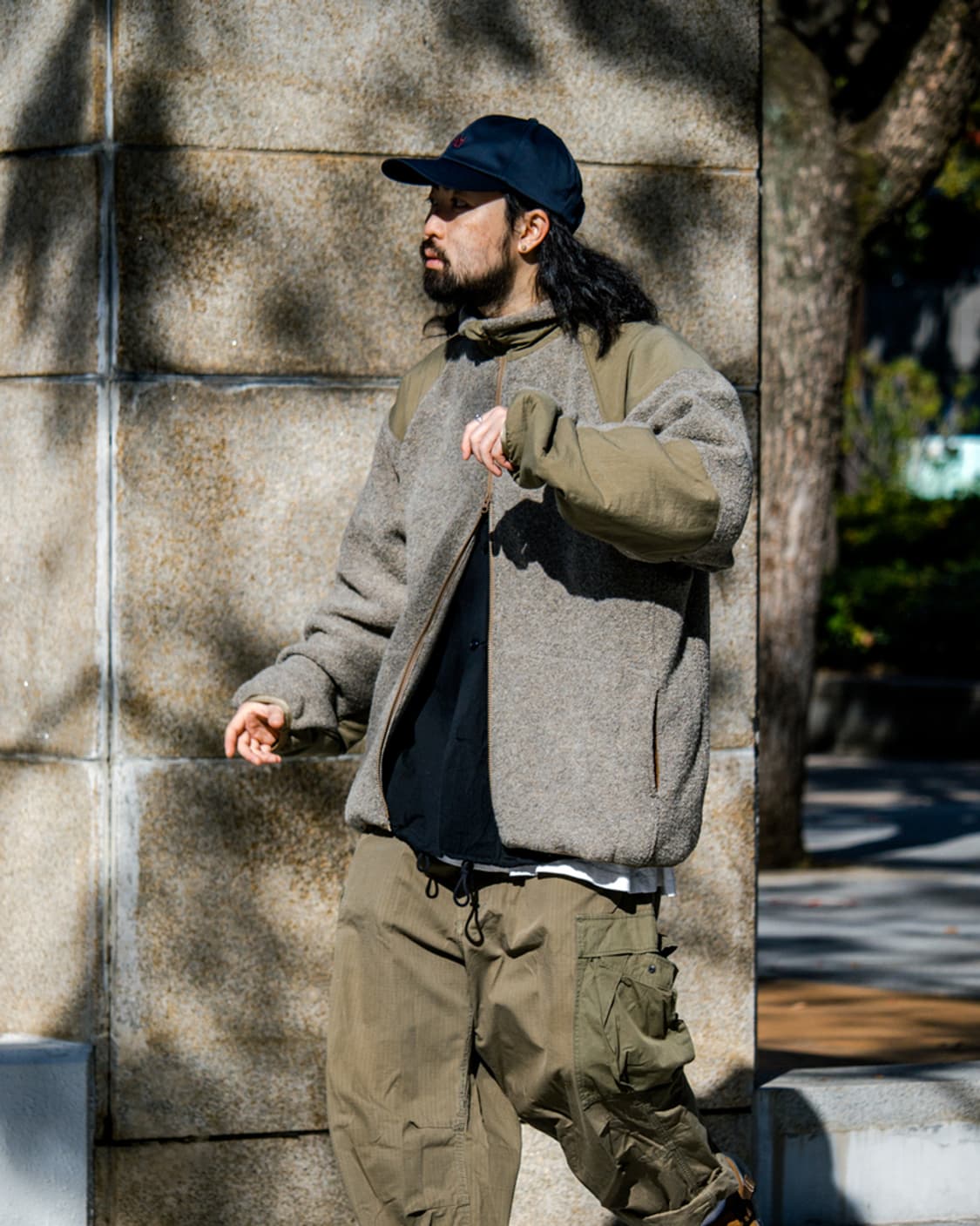 나나미카 보일드 울 플리스 플리스 L사이즈 상품이미지1