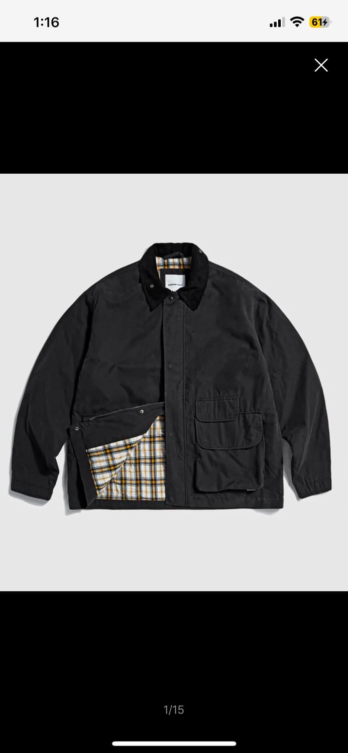 에스피오나지 헌팅자켓 블랙 상품이미지1