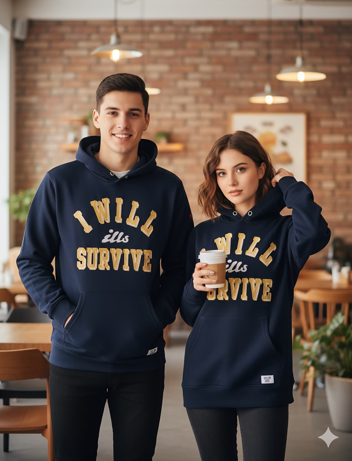 일즈 ILL'S 네이비 후드티 L 상품이미지2