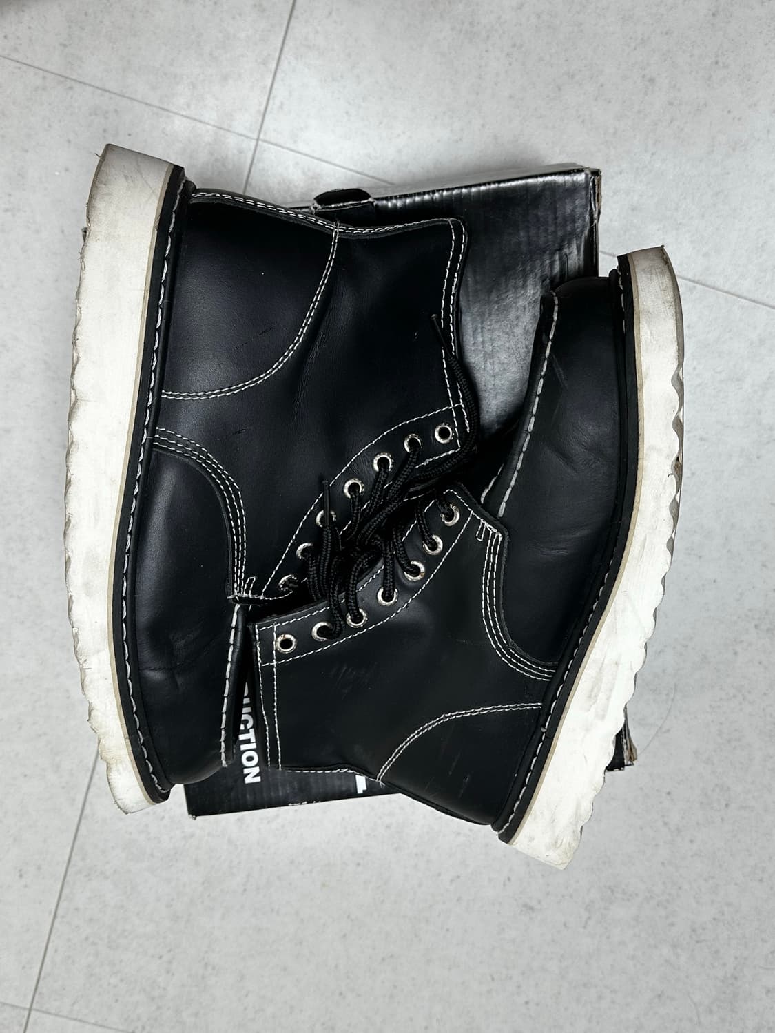 돔바 남자 소가죽 워커 상품이미지7