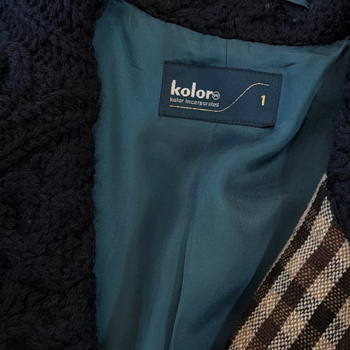 Kolor 컬러 도킹 코트 상품이미지7