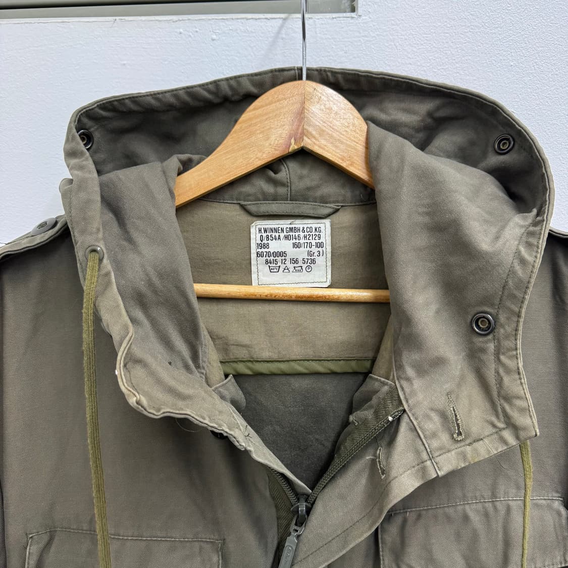 80s 독일군 빈티지 야상 (L)   상품이미지7