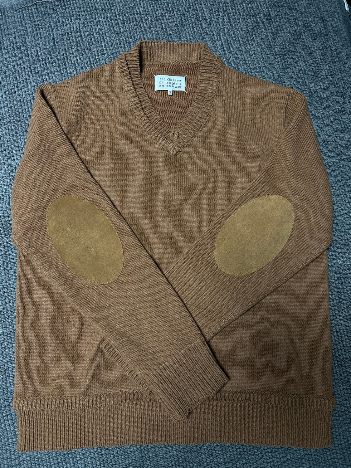 마르지엘라 엘보우 패치 니트 스웨터 L 상품이미지2